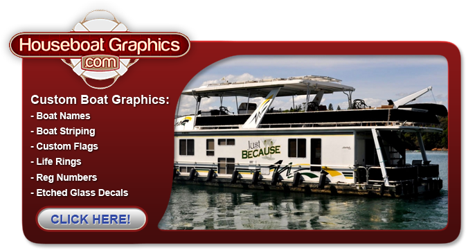 LRT Graphics | Houseboat Graphics | Houseboat Decals | Boat Decals ...