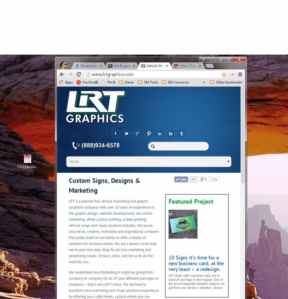 Chico Responsive Web Development - LRT Graphics